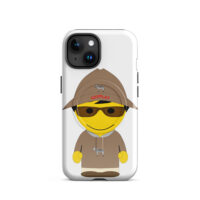 Coque iPhone® (MagSafe®) - sweatshirt camel - Edgar - polo gris