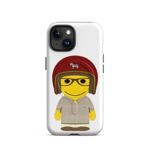 Coque iPhone® (MagSafe®) - (CHECAR-LOGBIK-REDBDX1)