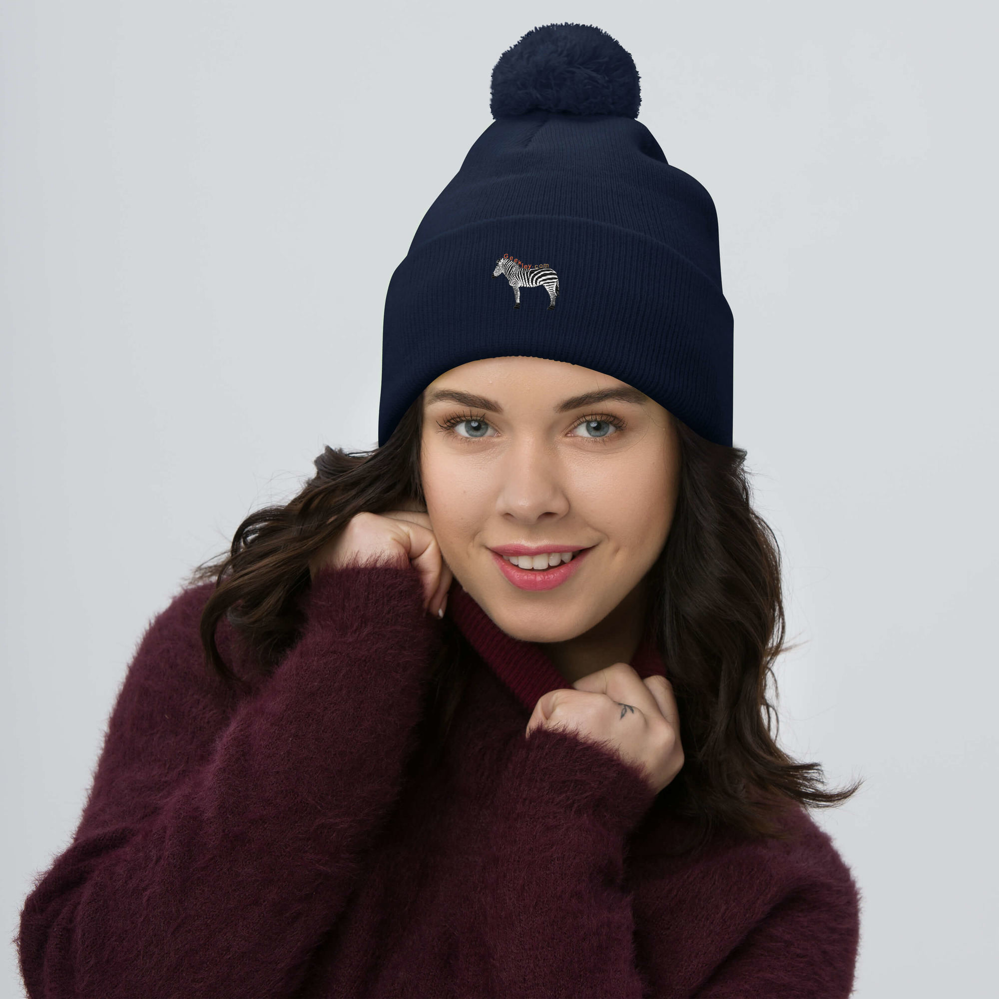 Bonnet à pompon GEEKLEY