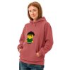 Sweat à capuche teinté unisexe (POLCC1-LOGSAP-RAY001)