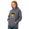Sweat à capuche teinté unisexe (COVCC2-LOGGRE-CIE001)
