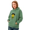 Sweat à capuche teinté unisexe (FOROLI-LOGCC2-WHI001)