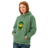 Sweat à capuche teinté unisexe (CORBIK-LOGSAP-CIE001)