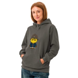 Sweat à capuche teinté unisexe (BARBLU-CORBOB-TAU001)
