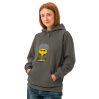 Sweat à capuche teinté unisexe (BARVER-COVCAP-GRE005)