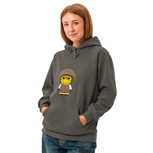 Sweat à capuche teinté unisexe (COLBIK-LOG001-MAR002)
