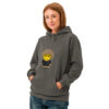 Sweat à capuche teinté unisexe (FORCHA-LOGBIK-BDX001)