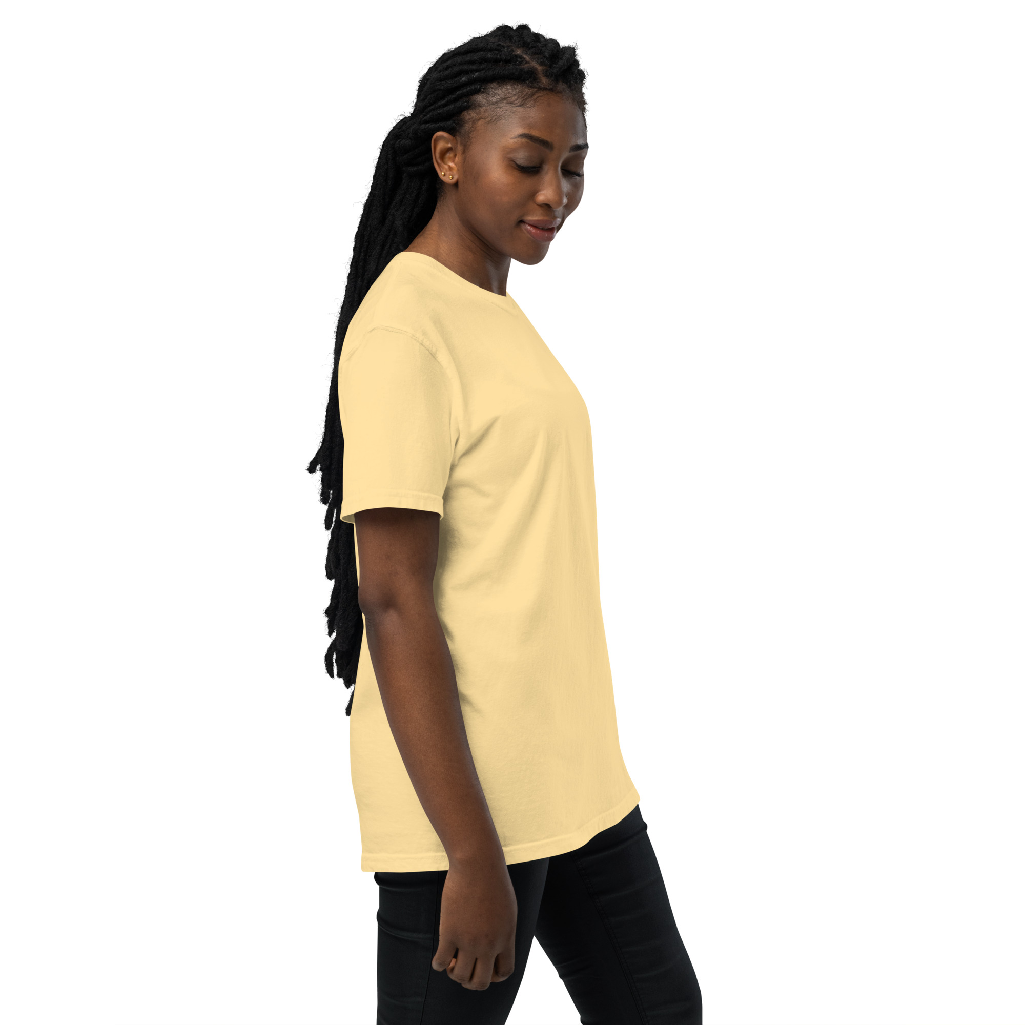 T-shirt teinté avec poche unisexe (CHECAR-LOGBOB-REDBDX1) – Image 45