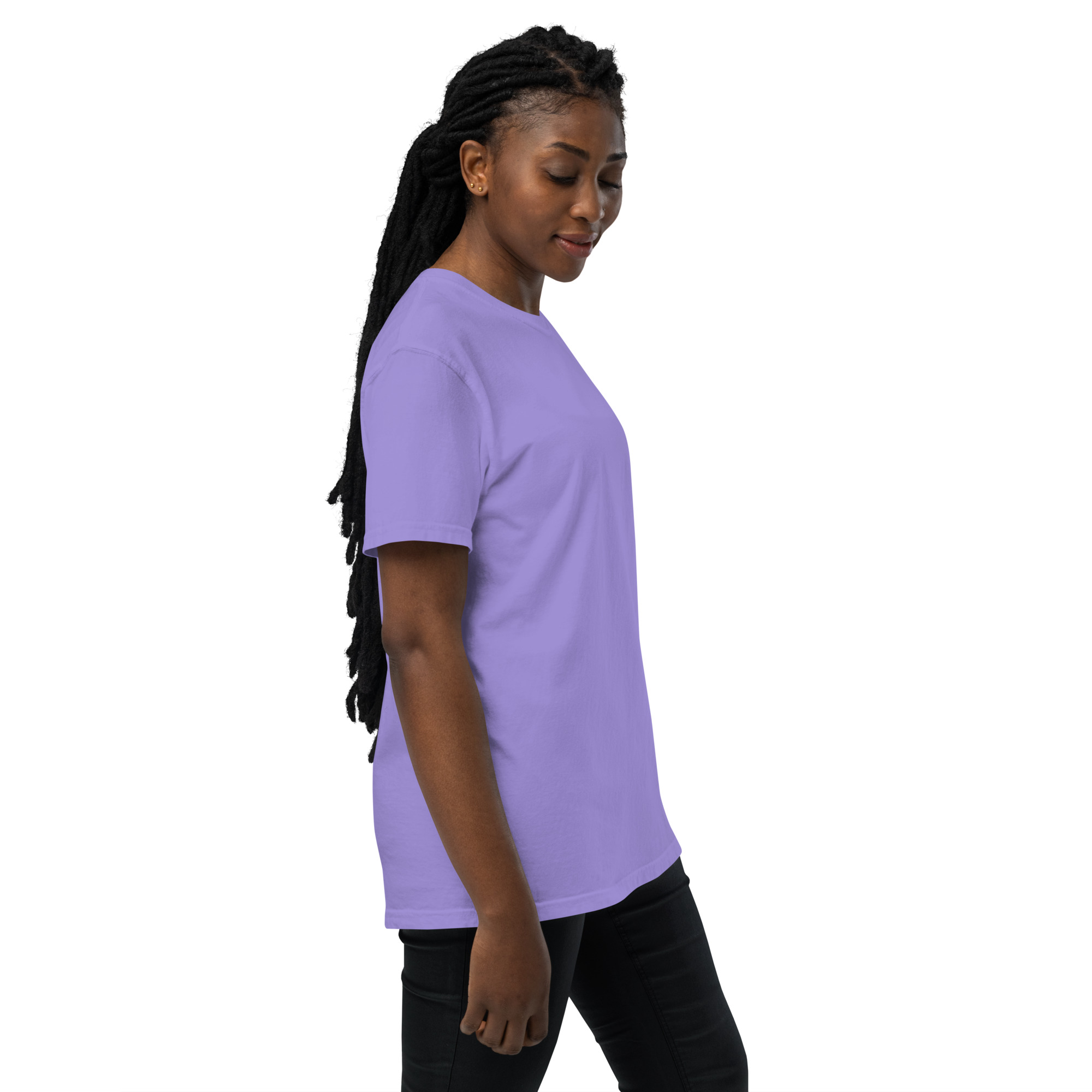 T-shirt teinté avec poche unisexe (CHECAR-LOGBOB-REDBDX1) – Image 40