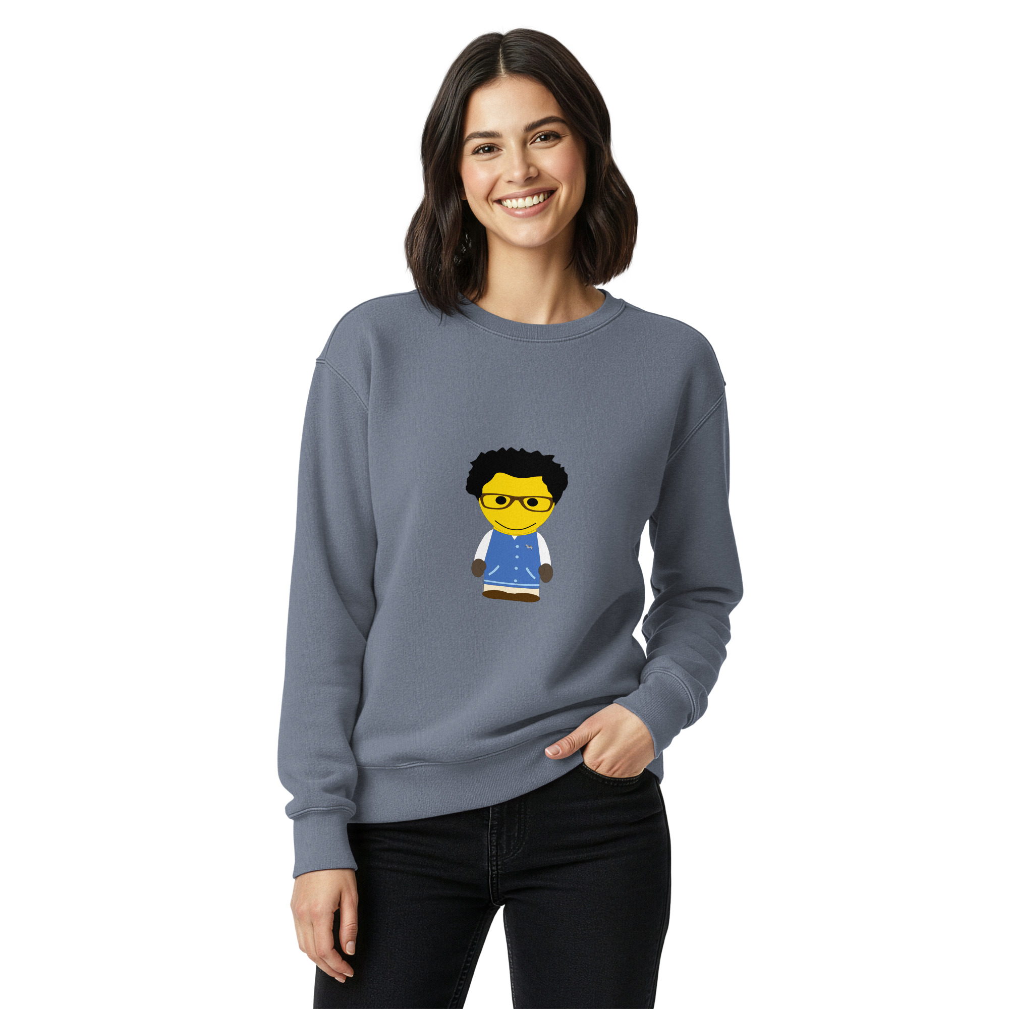 Sweat teinté unisexe (COLCC2-LOG001-CIE001) – Image 16