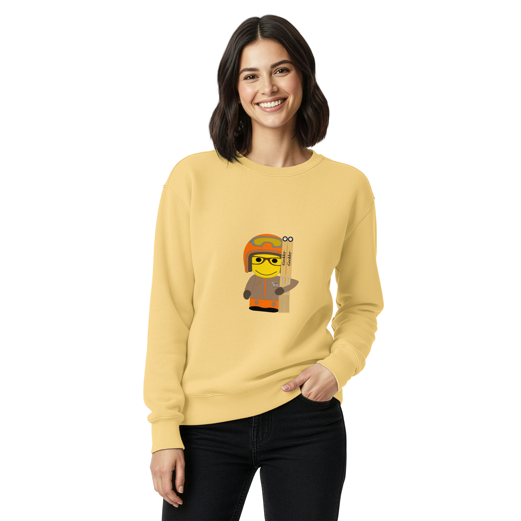 Sweat teinté unisexe (SPOSKI-STY001-LOG007) – Image 28