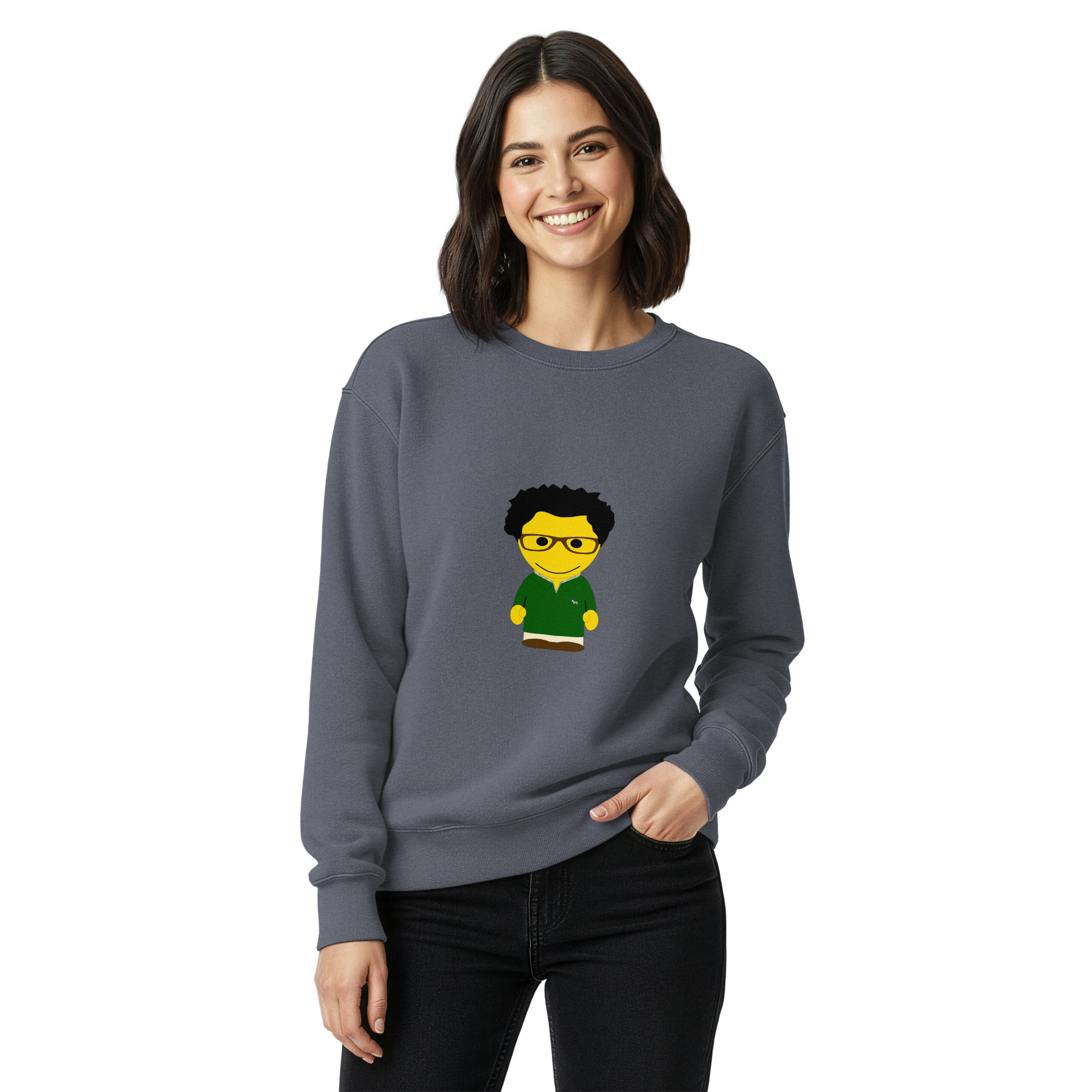 Sweat teinté unisexe (POLCC2-LOGSAP-RAY001) – Image 7