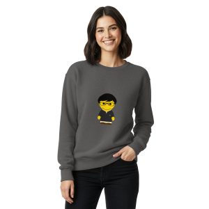 Sweat teinté unisexe (POLCC1-LOGBLA-UNI001)