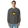 Sweat teinté unisexe (COVCC2-LOGBLA-WHI001)