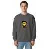 Sweat teinté unisexe (COVCC2-LOGBLA-WHI001)