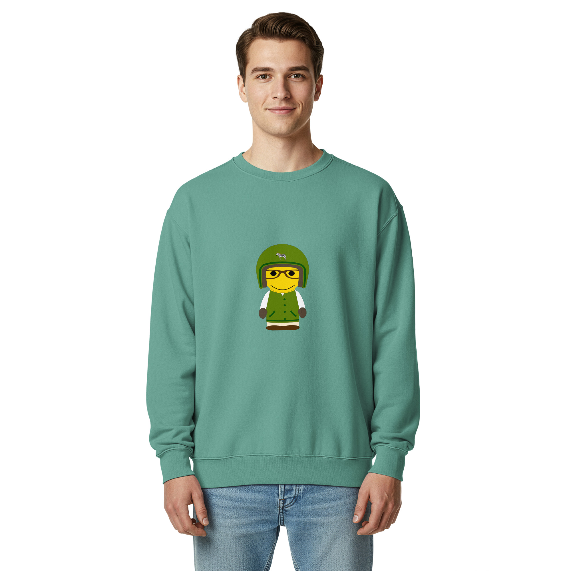 Sweat teinté unisexe (COLBIK-LOG001-VER002)