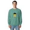 Sweat teinté unisexe (CHECAR-LOGCC1-BLUVER4)