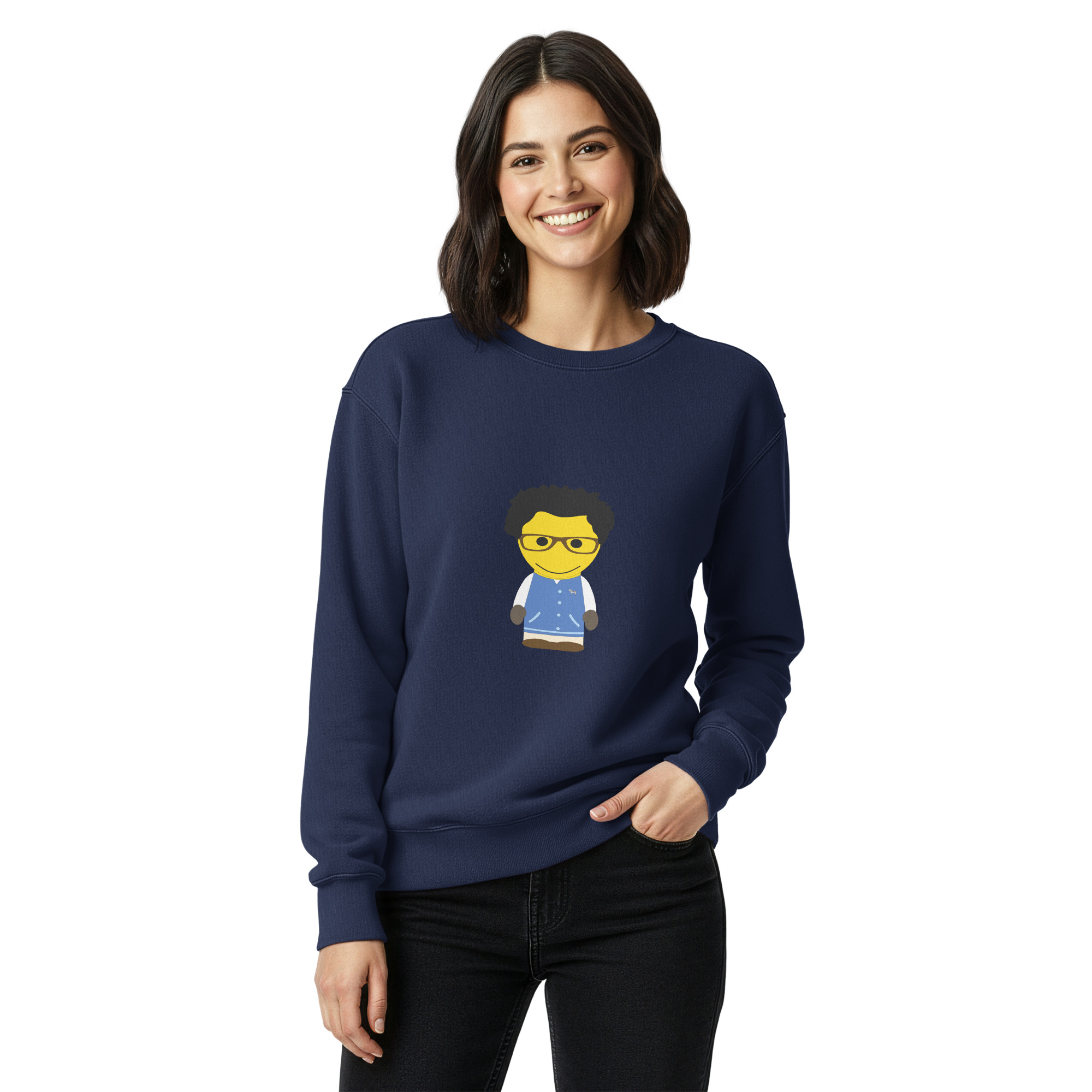 Sweat teinté unisexe (COLCC2-LOG001-CIE001) – Image 3