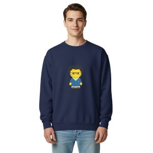 Sweat teinté unisexe (COVCC2-LOGBLU-CIE001)