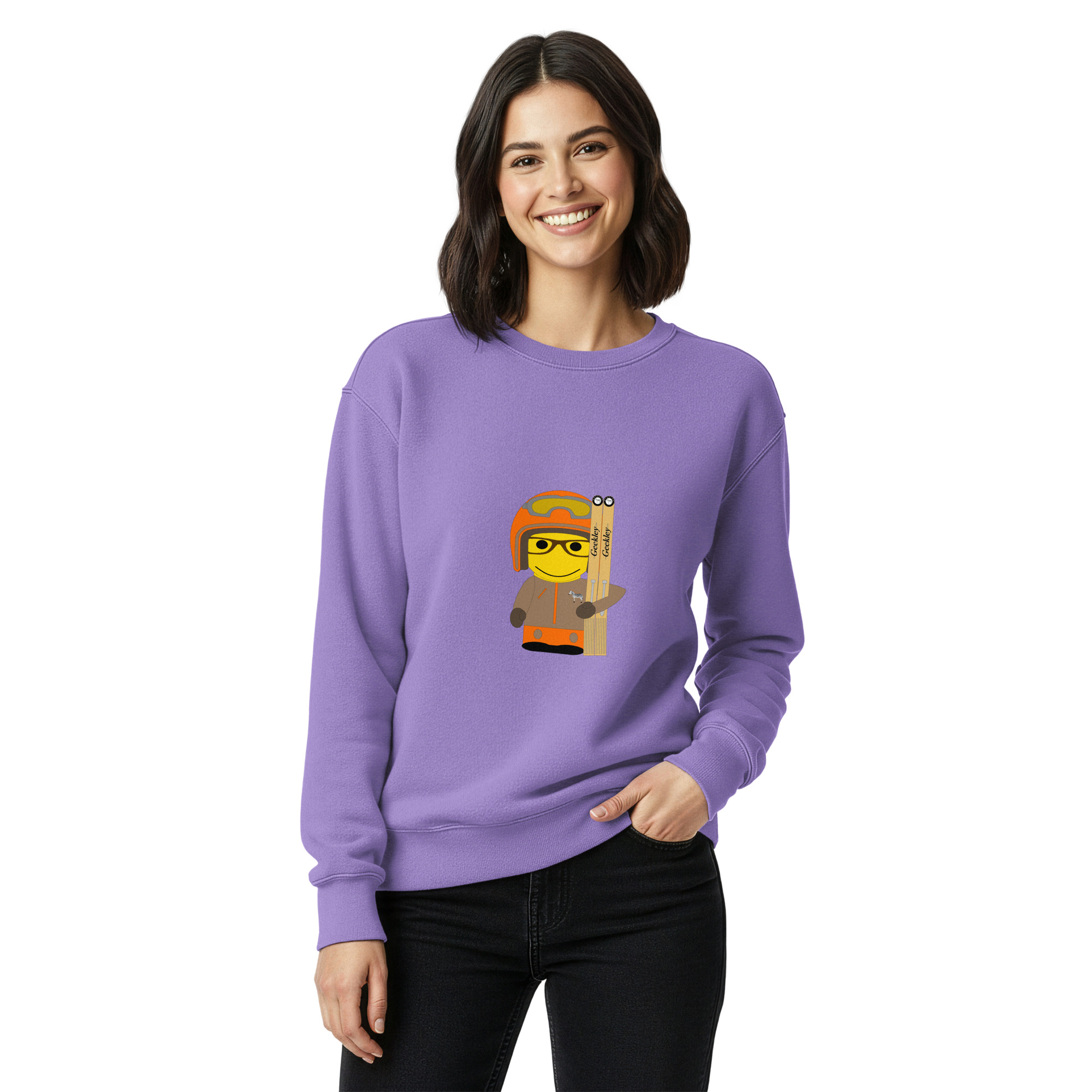 Sweat teinté unisexe (SPOSKI-STY001-LOG007) – Image 22