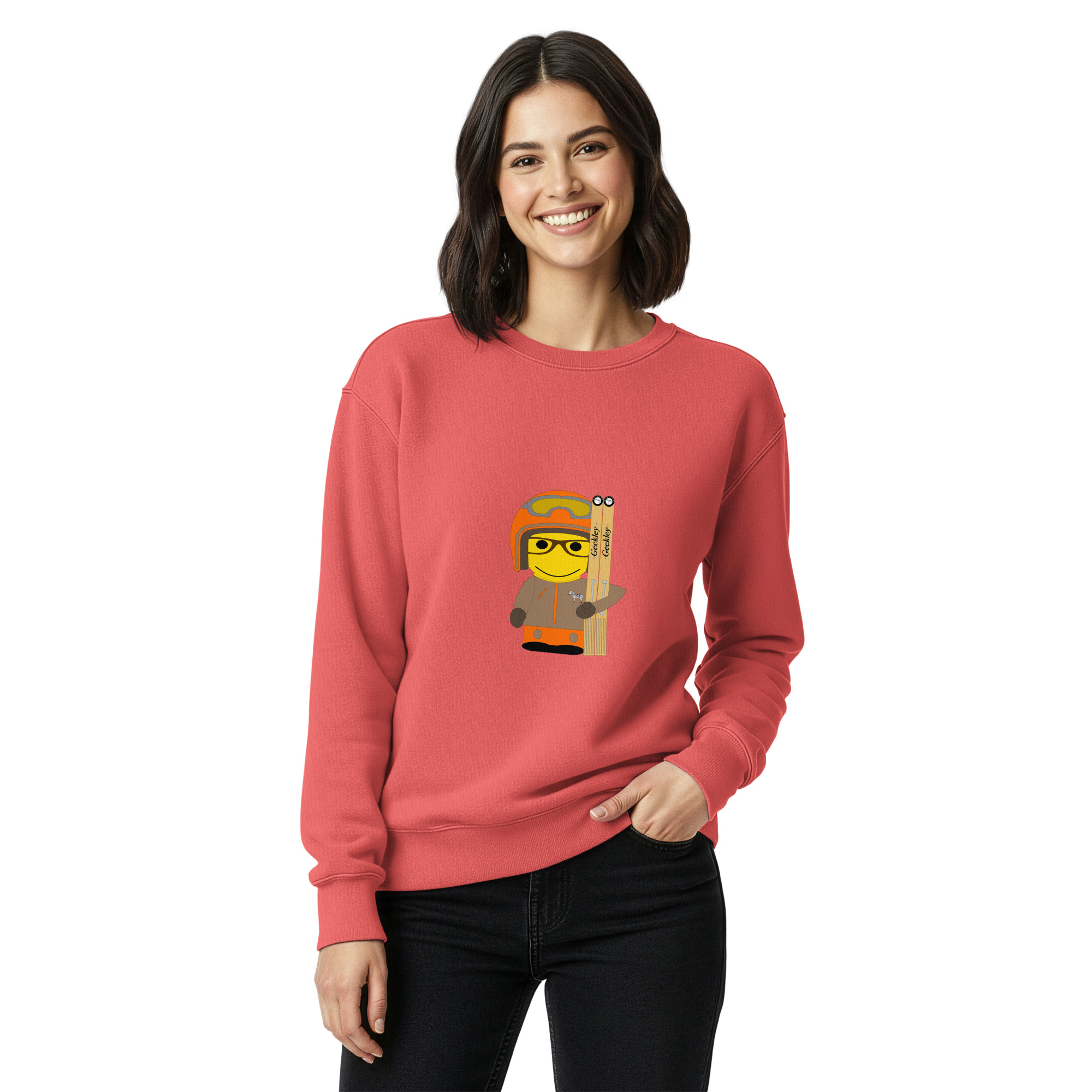 Sweat teinté unisexe (SPOSKI-STY001-LOG007) – Image 18