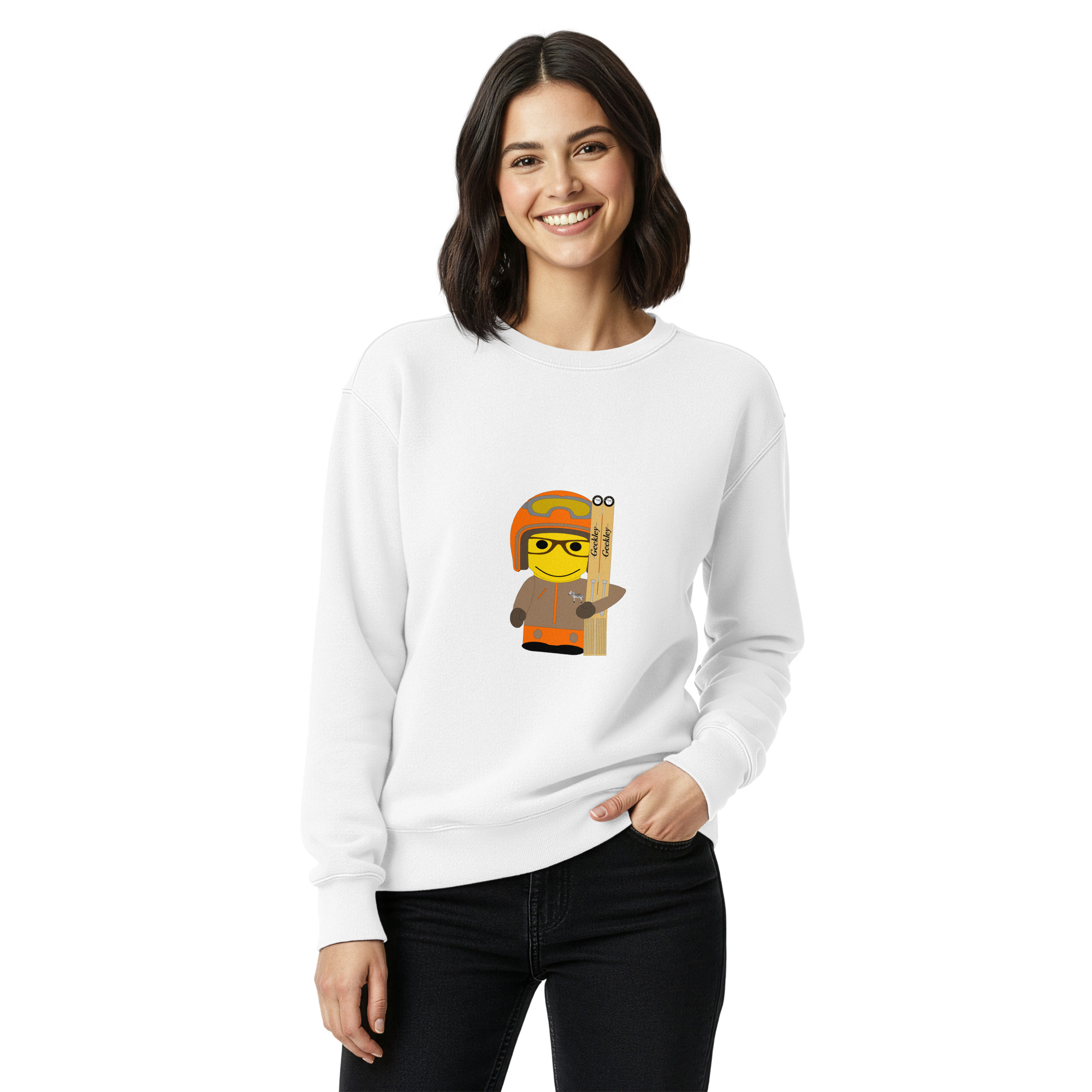 Sweat teinté unisexe (SPOSKI-STY001-LOG007) – Image 30