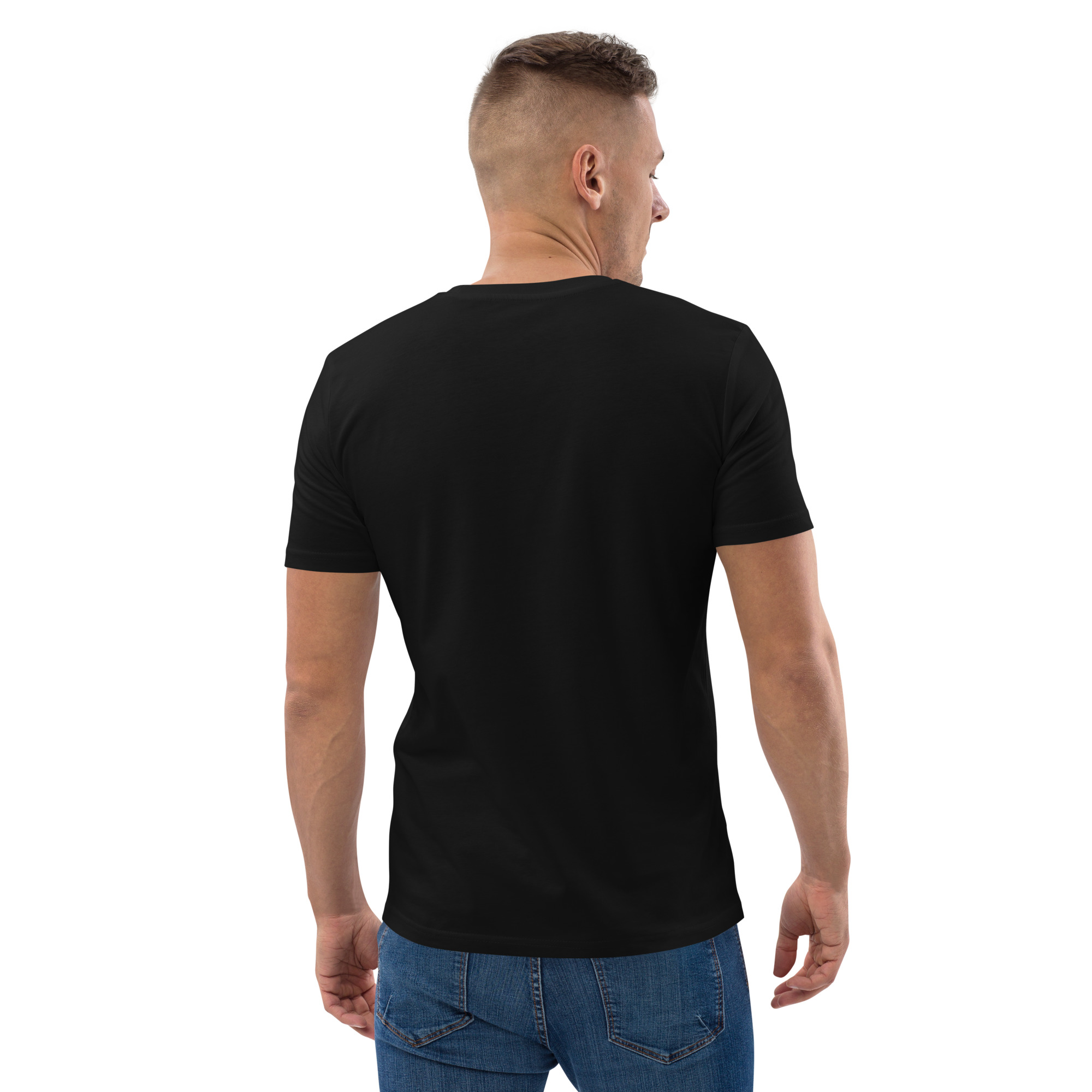 T-shirt coton biologique (COVCC2-LOGBLU-CIE001) – Image 4
