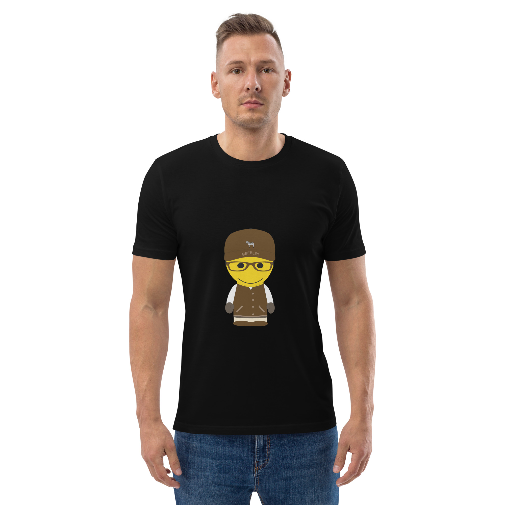 T-shirt coton biologique (COLCAP-LOG001-MAR001)