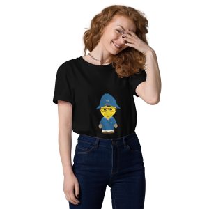 T-shirt coton biologique (FORNAV-LOGBOB-BLU001)