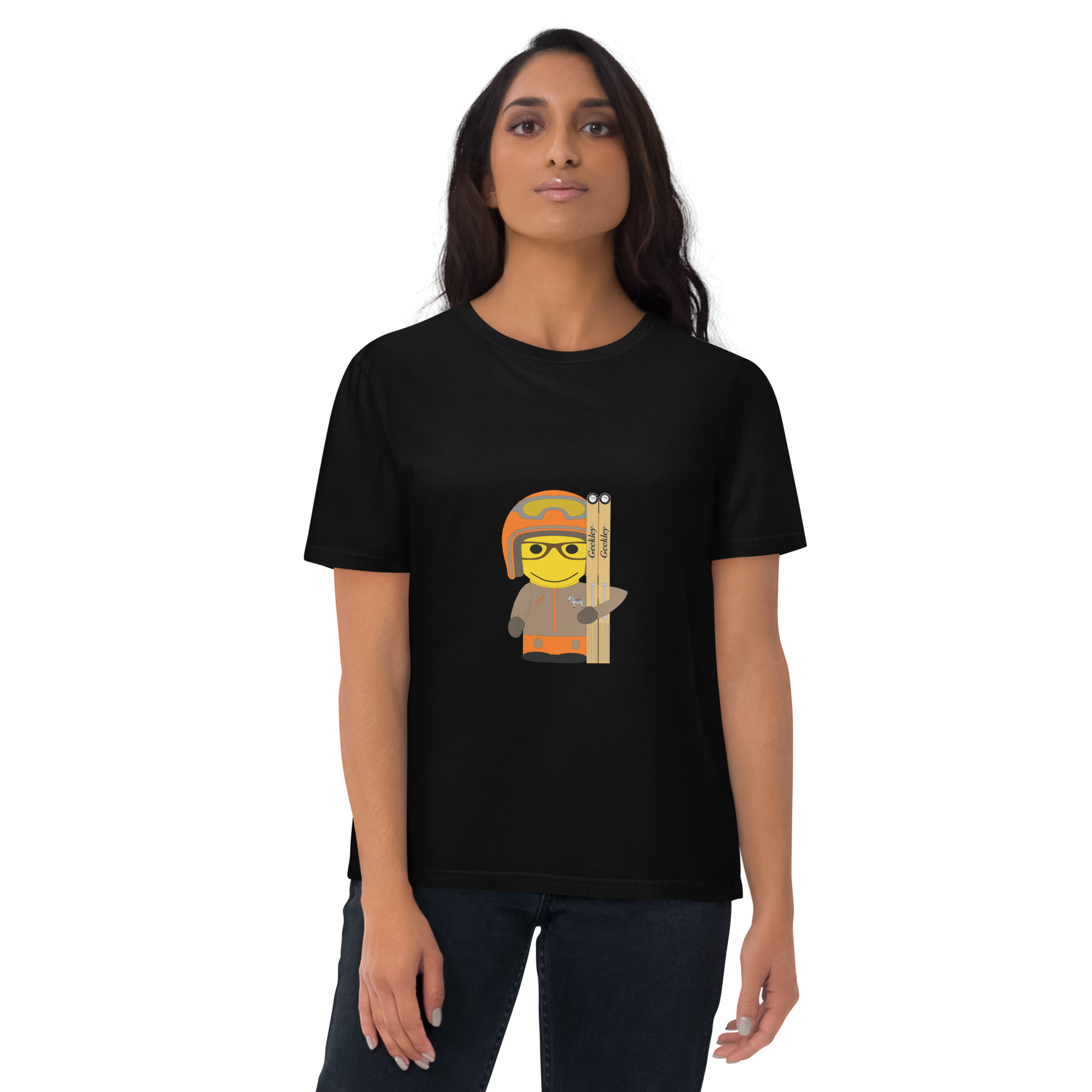 T-shirt coton biologique (SPOSKI-STY001-LOG007)