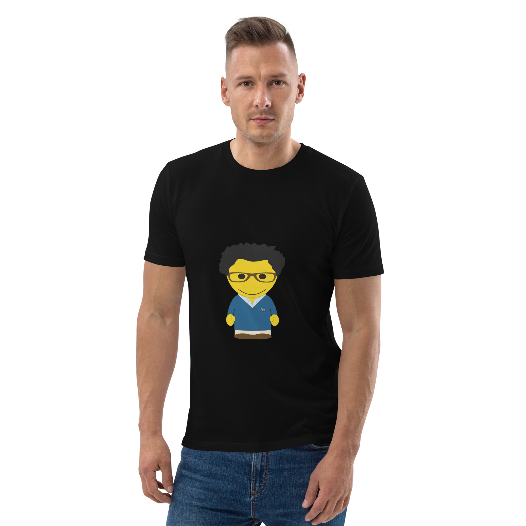 T-shirt coton biologique (COVCC2-LOGBLU-CIE001)