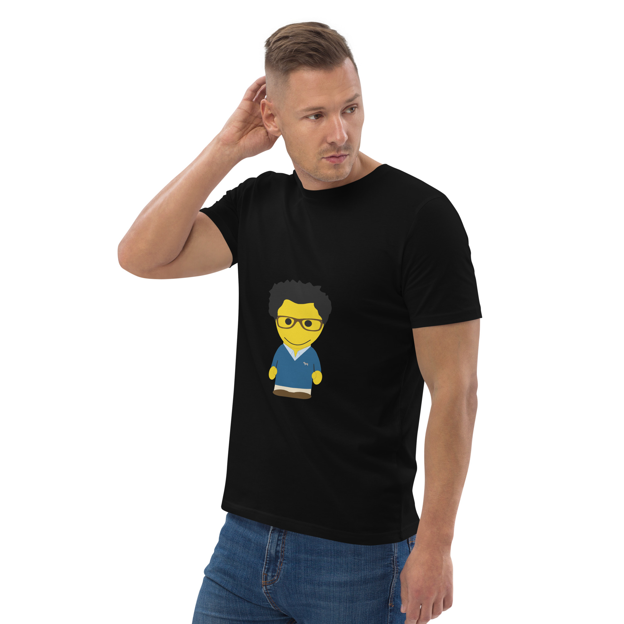 T-shirt coton biologique (COVCC2-LOGBLU-CIE001) – Image 7