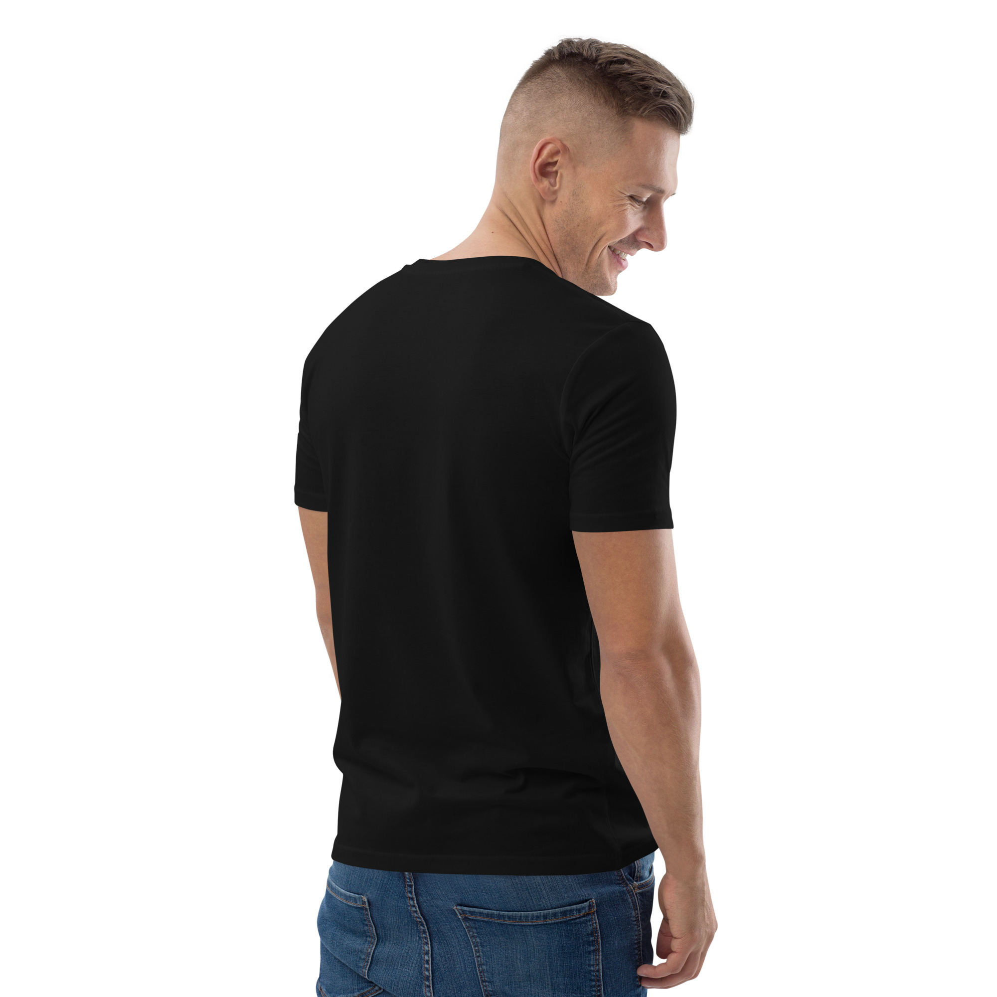 T-shirt coton biologique (COVCC2-LOGBLU-CIE001) – Image 9