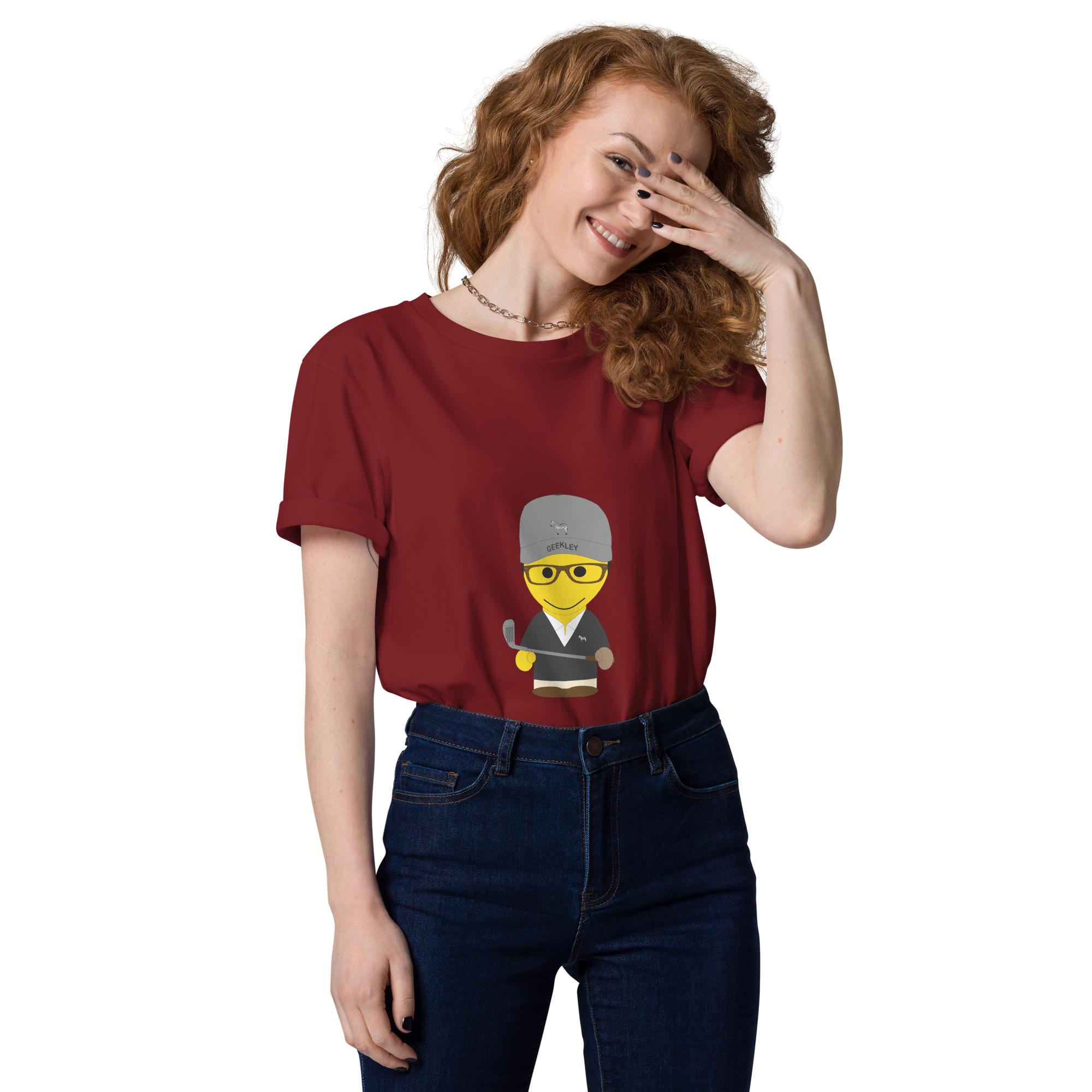 T-shirt coton biologique (SPOGOL-CAP001-BLA004) – Image 8