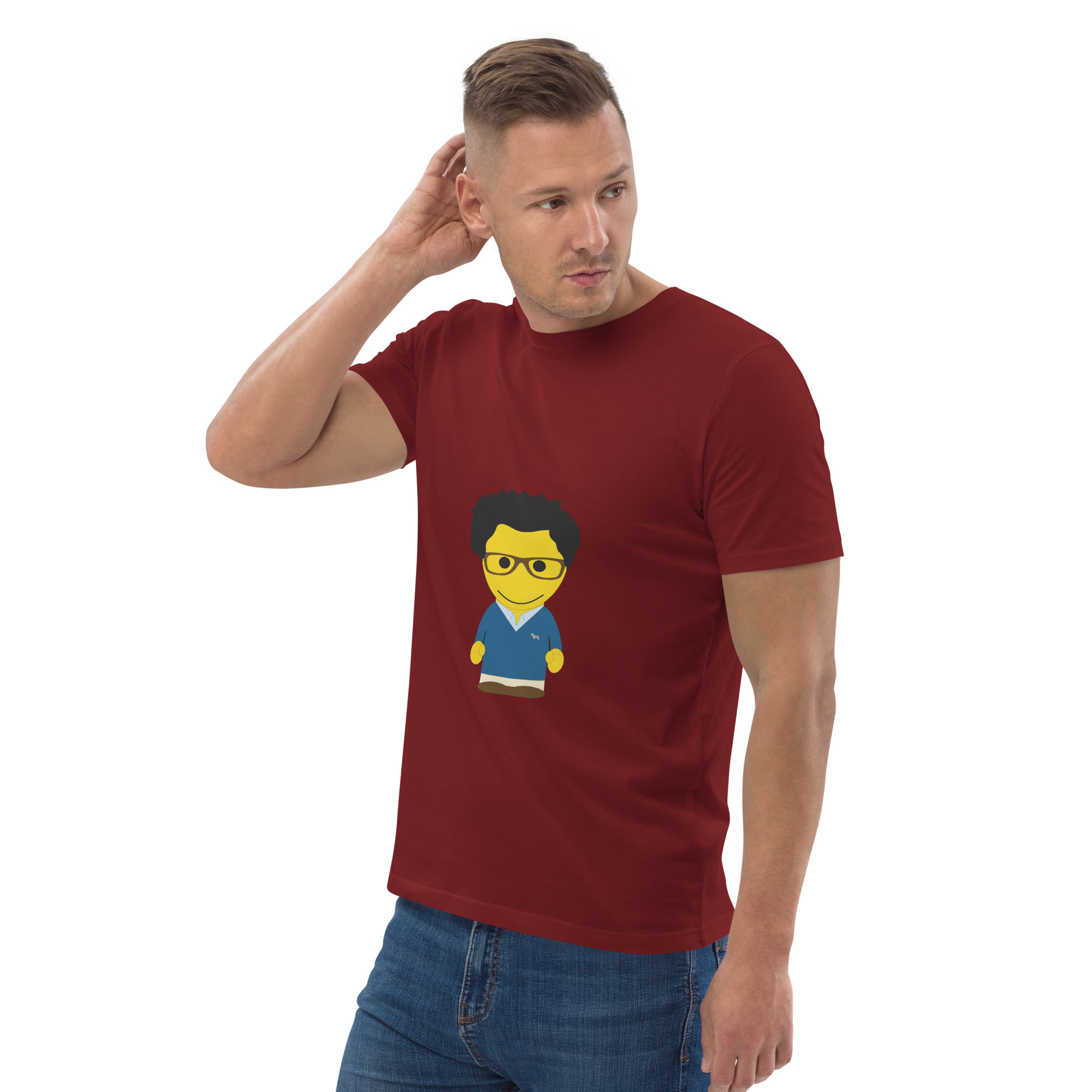 T-shirt coton biologique (COVCC2-LOGBLU-CIE001) – Image 33