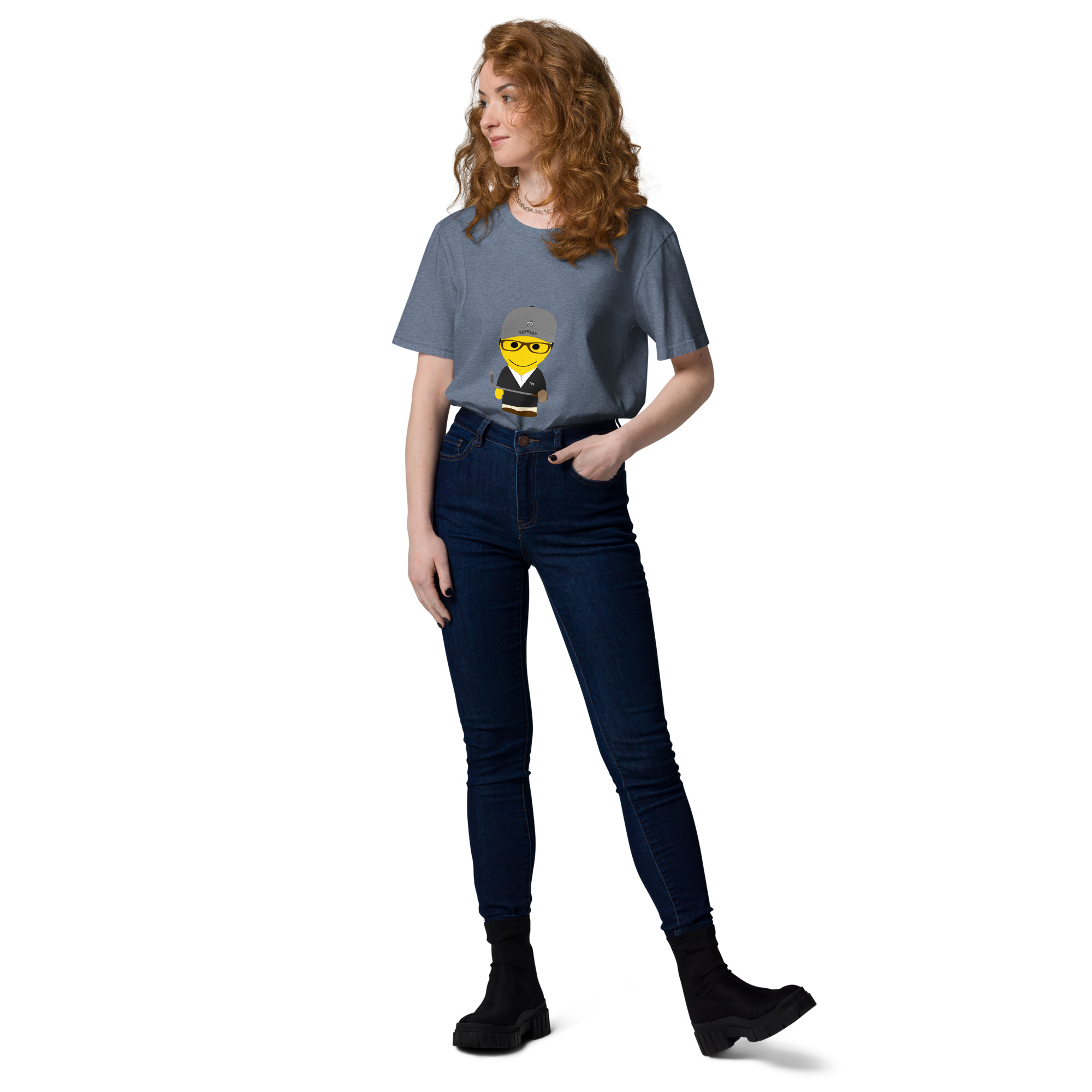 T-shirt coton biologique (SPOGOL-CAP001-BLA004) – Image 19