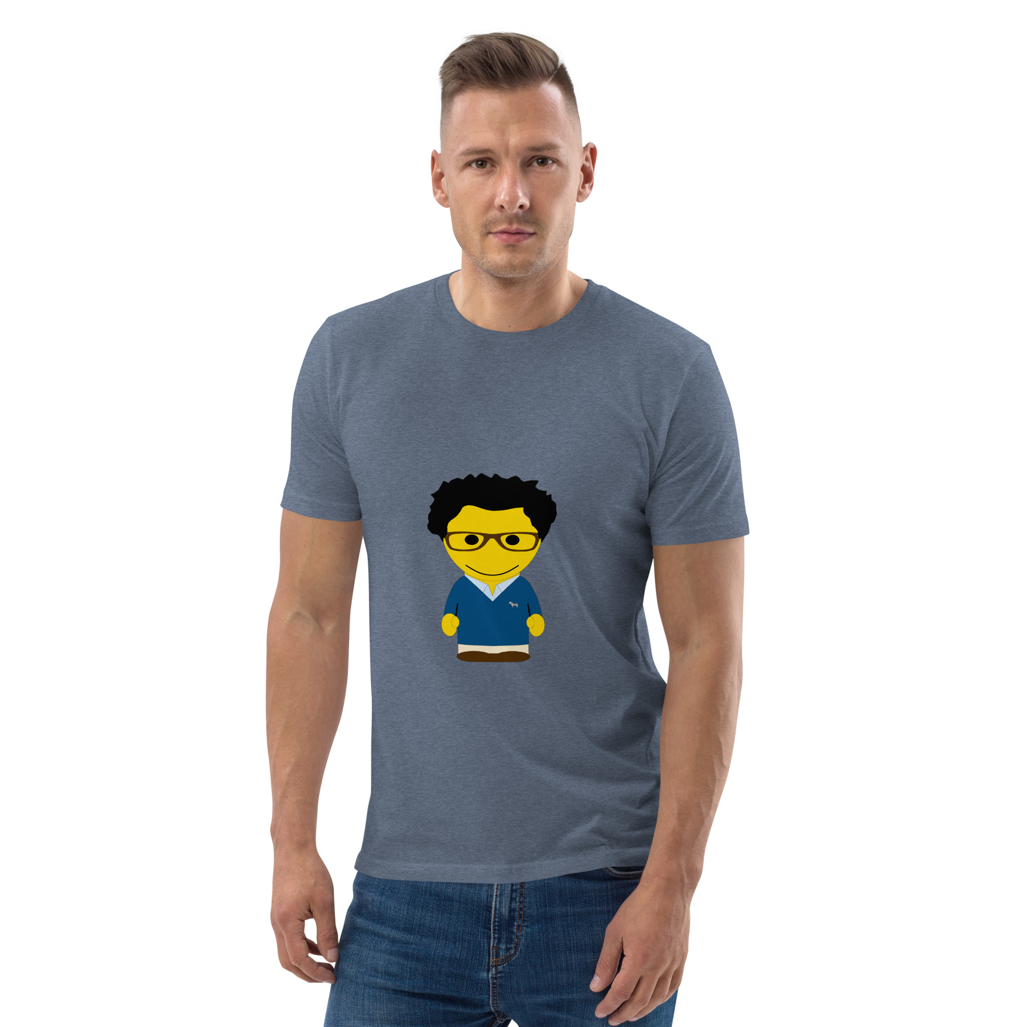 T-shirt coton biologique (COVCC2-LOGBLU-CIE001) – Image 73