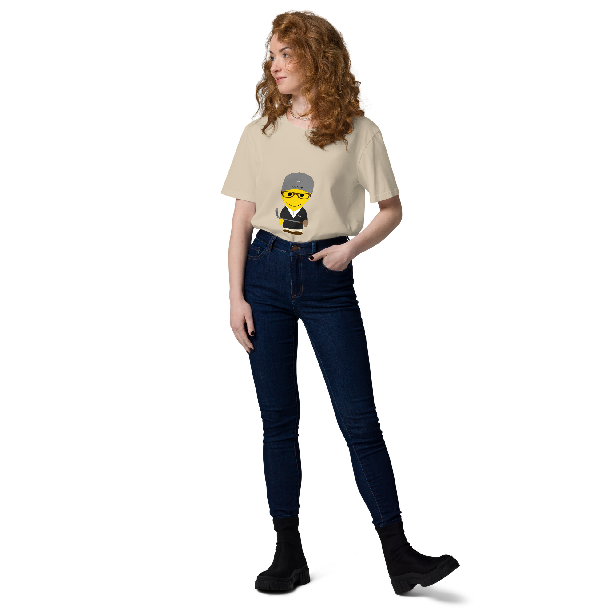 T-shirt coton biologique (SPOGOL-CAP001-BLA004) – Image 22
