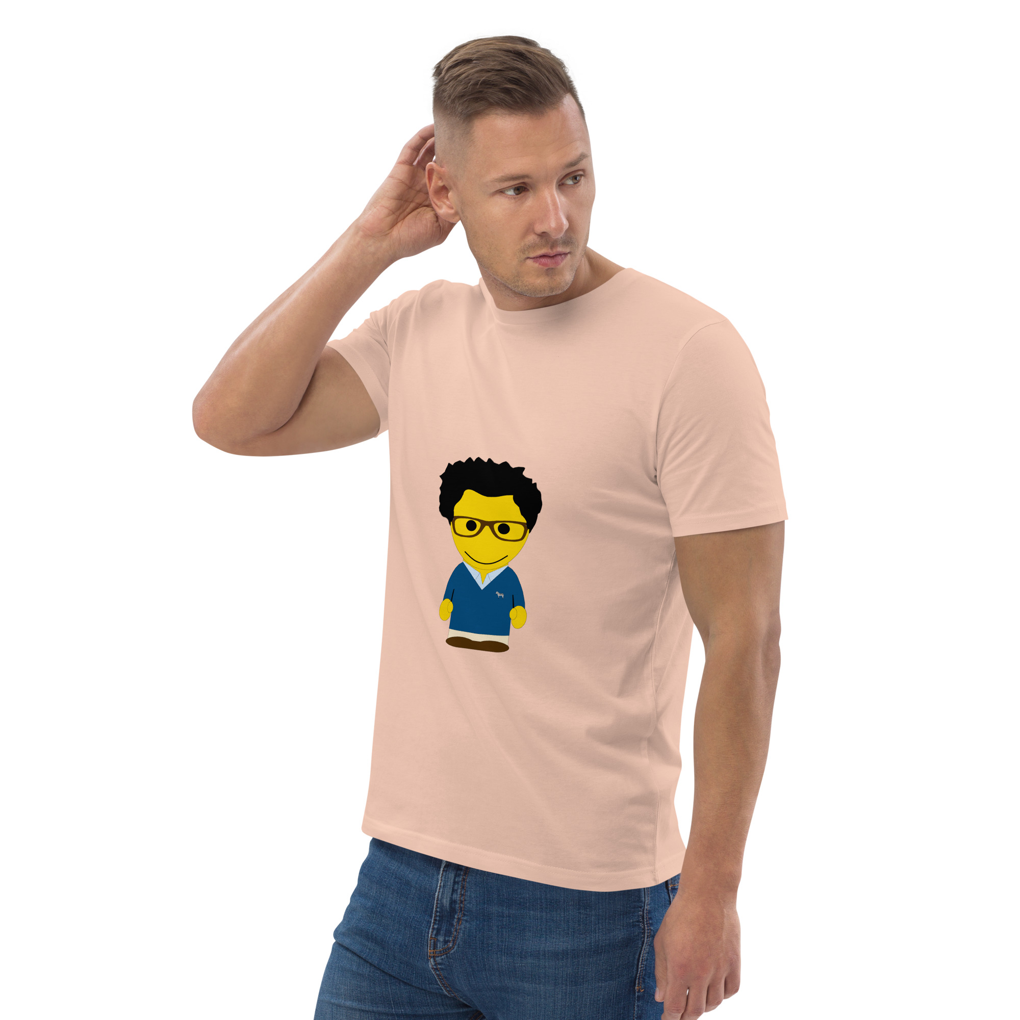 T-shirt coton biologique (COVCC2-LOGBLU-CIE001) – Image 105