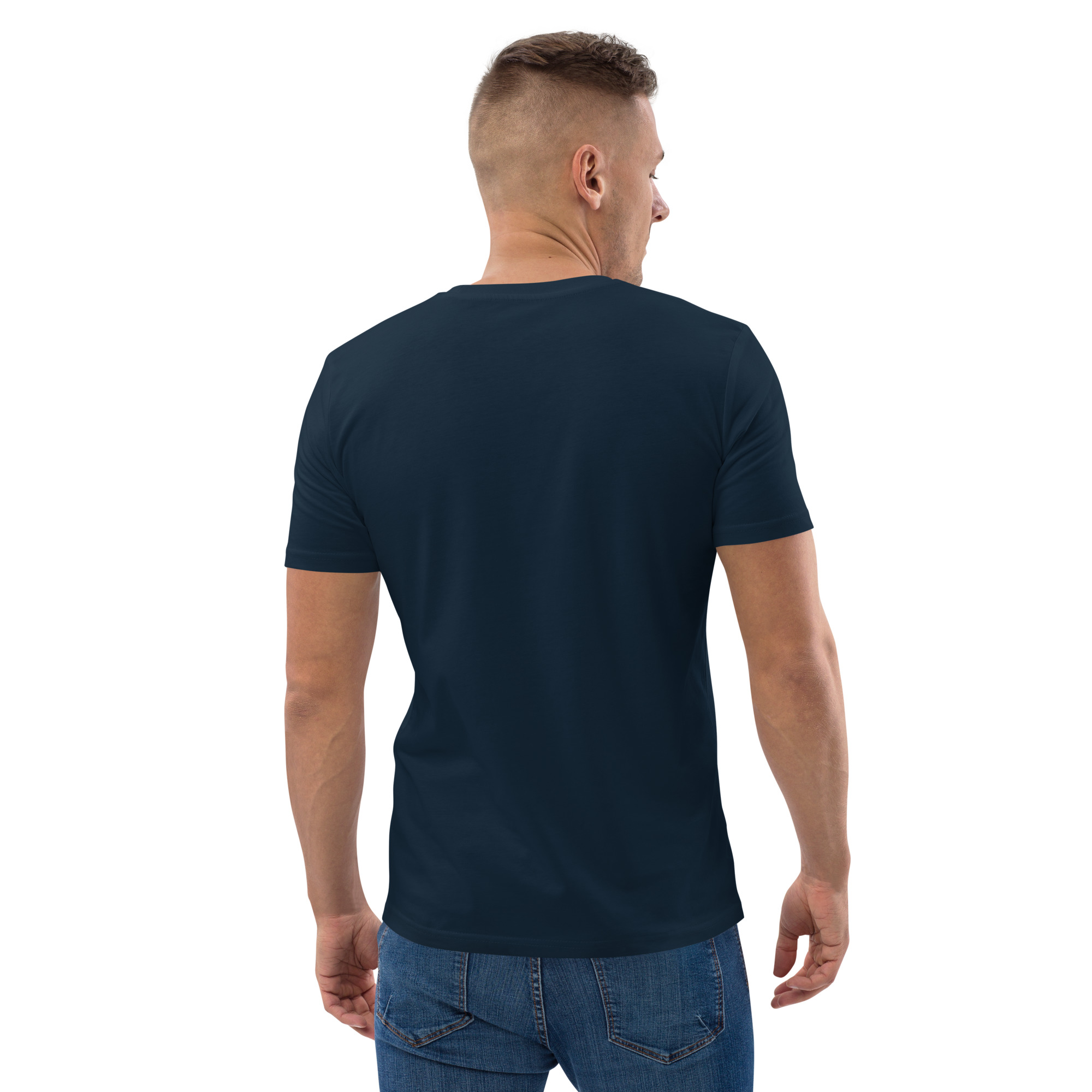 T-shirt coton biologique (COVCC2-LOGBLU-CIE001) – Image 12