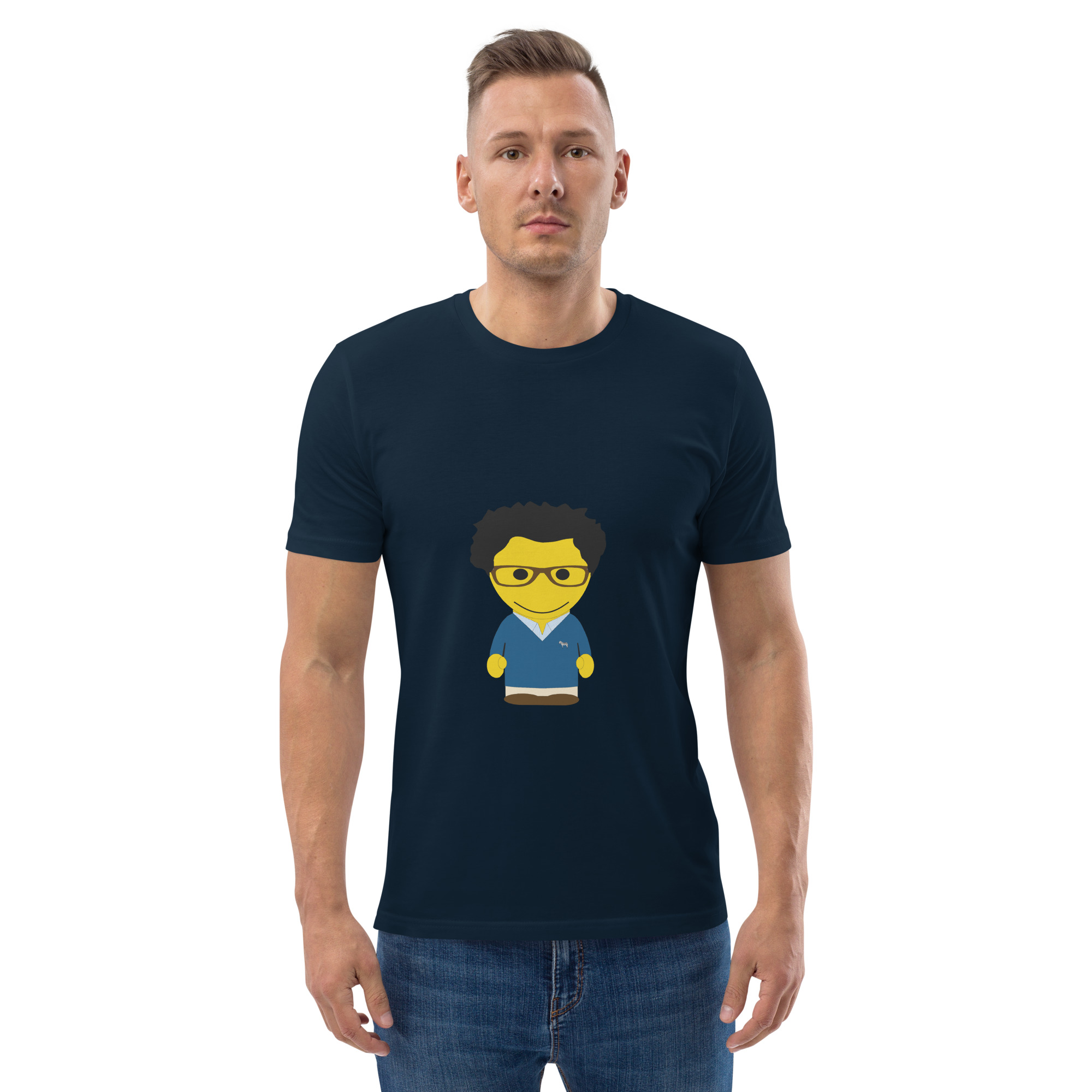 T-shirt coton biologique (COVCC2-LOGBLU-CIE001) – Image 11