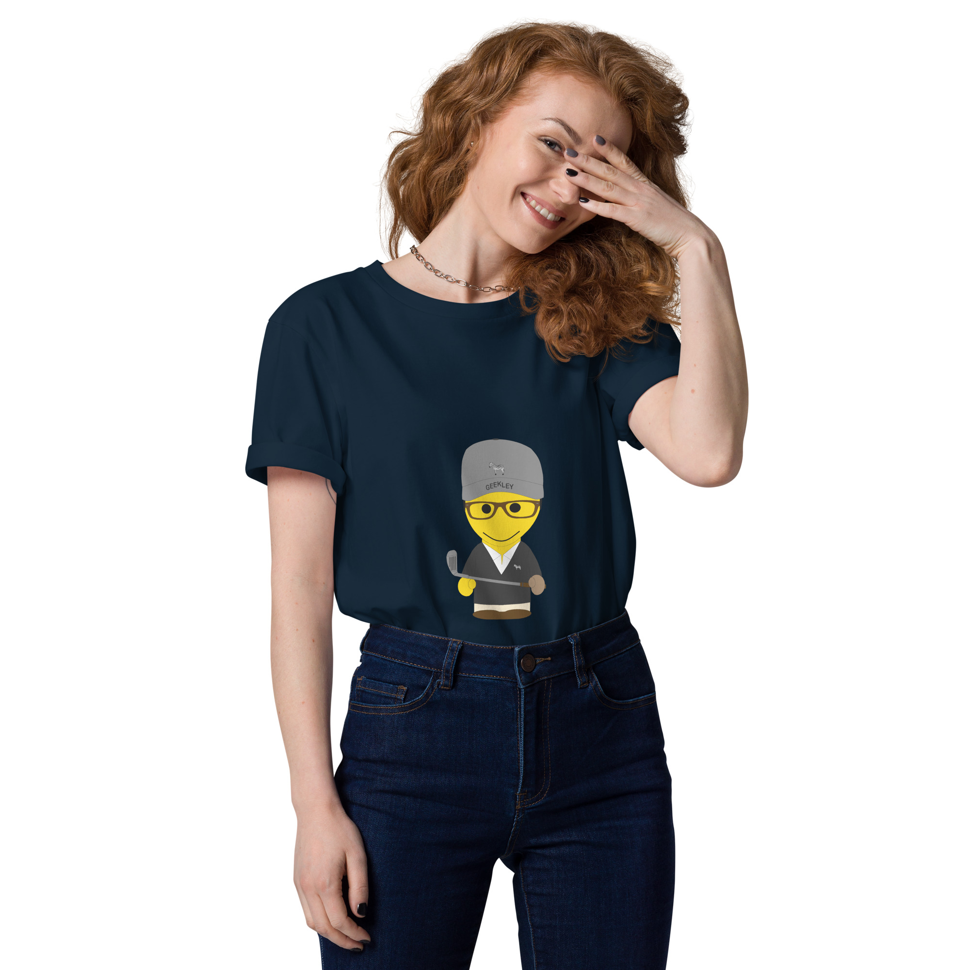 T-shirt coton biologique (SPOGOL-CAP001-BLA004) – Image 4