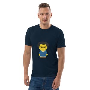 T-shirt coton biologique (COVCC2-LOGBLU-CIE001)