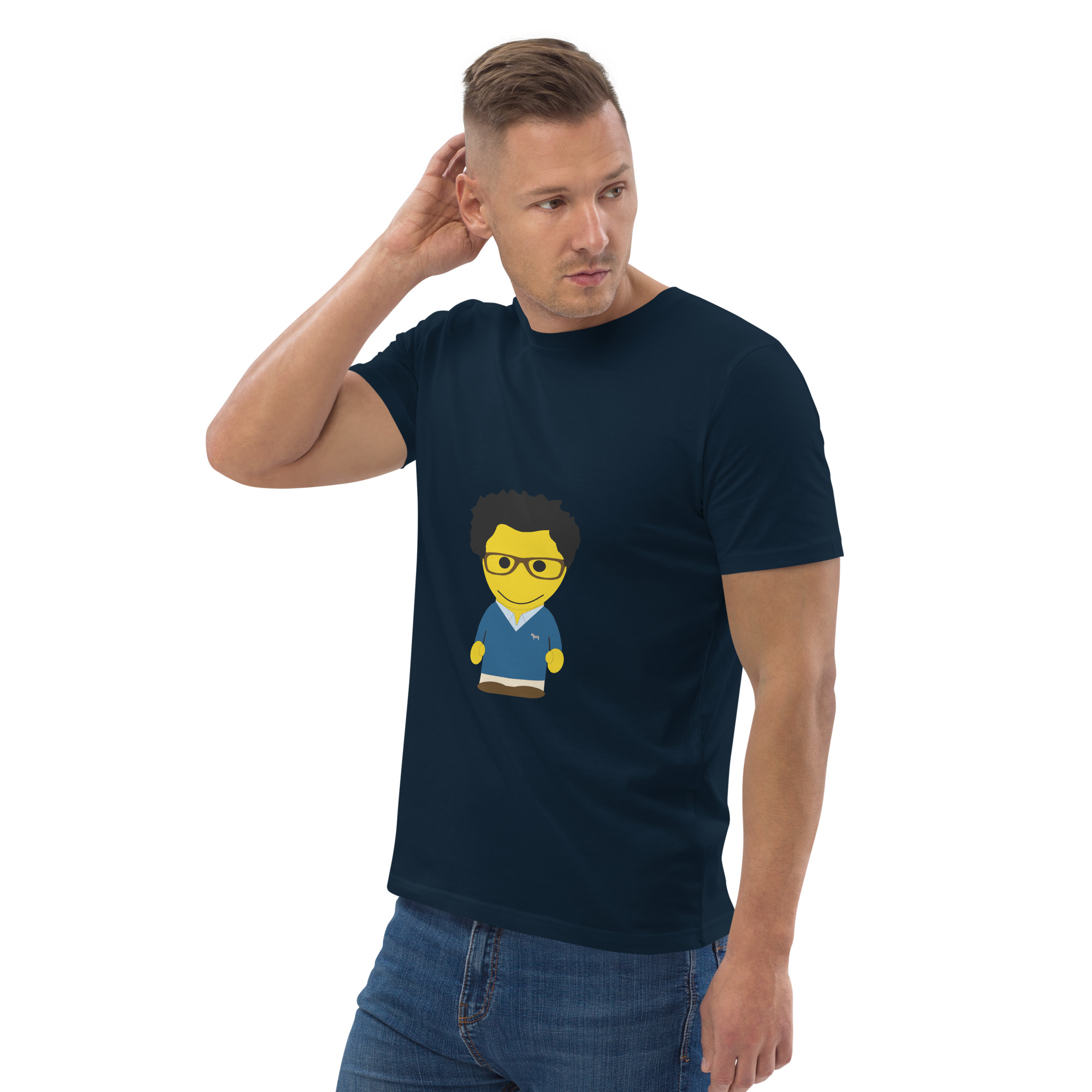 T-shirt coton biologique (COVCC2-LOGBLU-CIE001) – Image 15