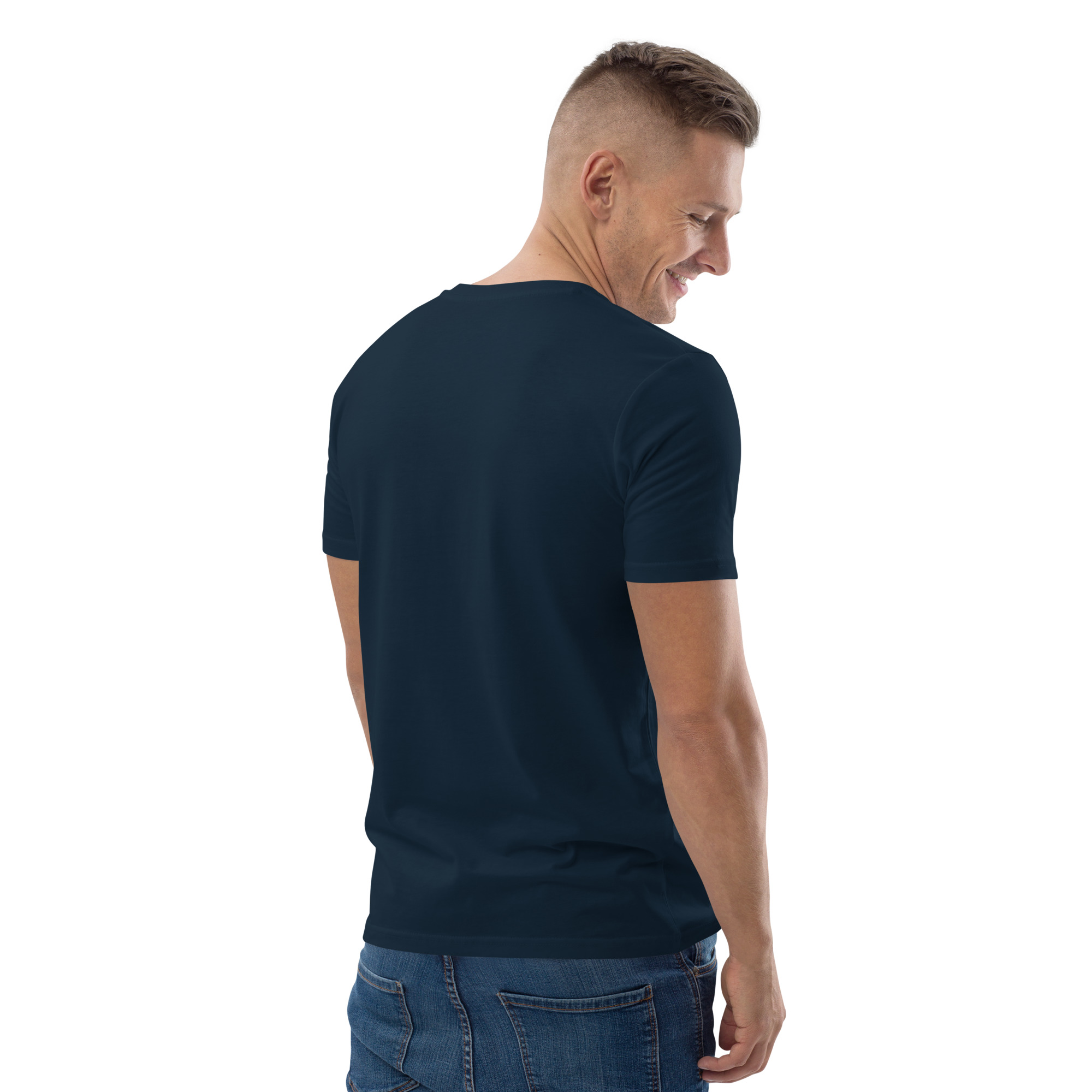 T-shirt coton biologique (COVCC2-LOGBLU-CIE001) – Image 17