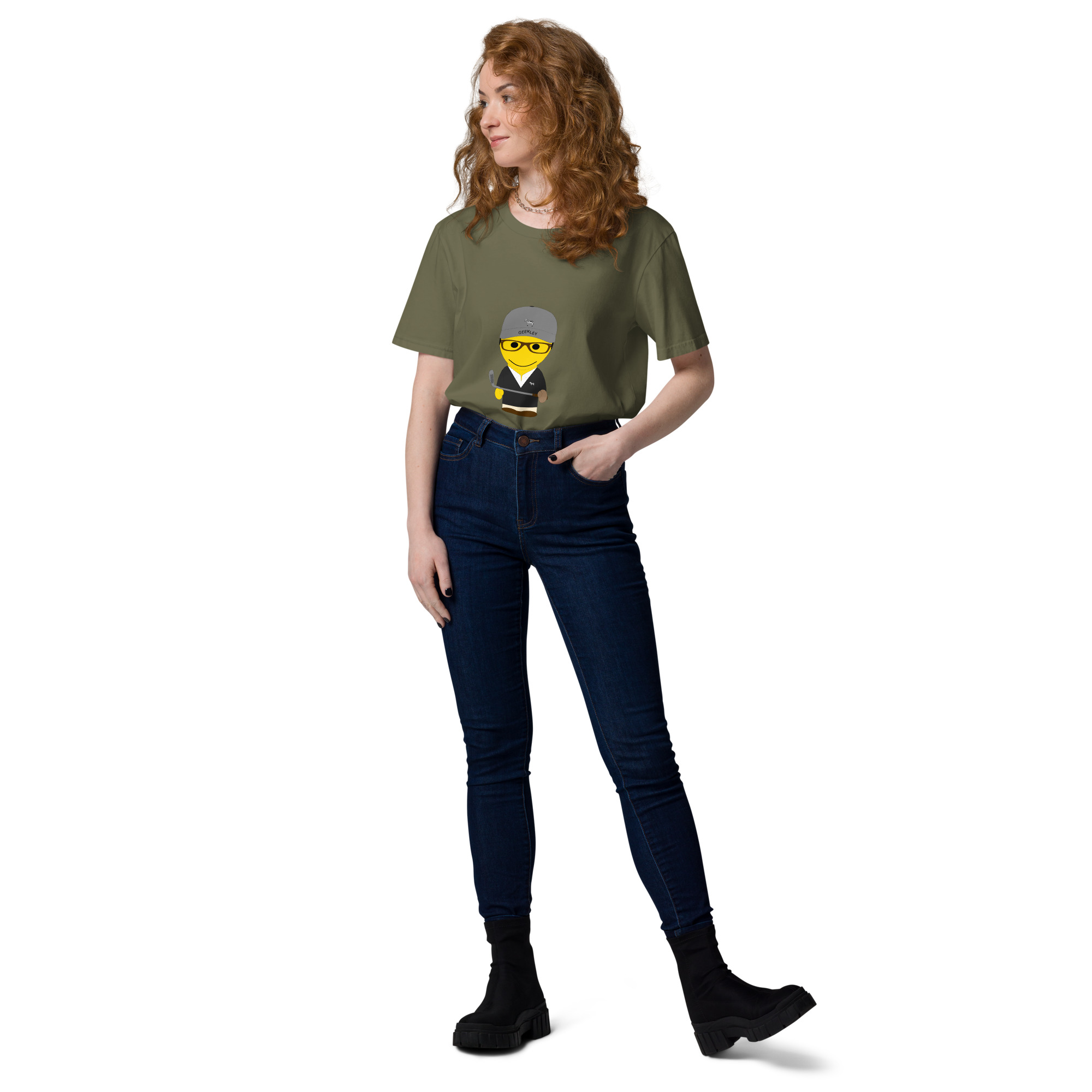 T-shirt coton biologique (SPOGOL-CAP001-BLA004) – Image 17