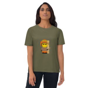 T-shirt coton biologique (SPOSKI-STY001-LOG007)