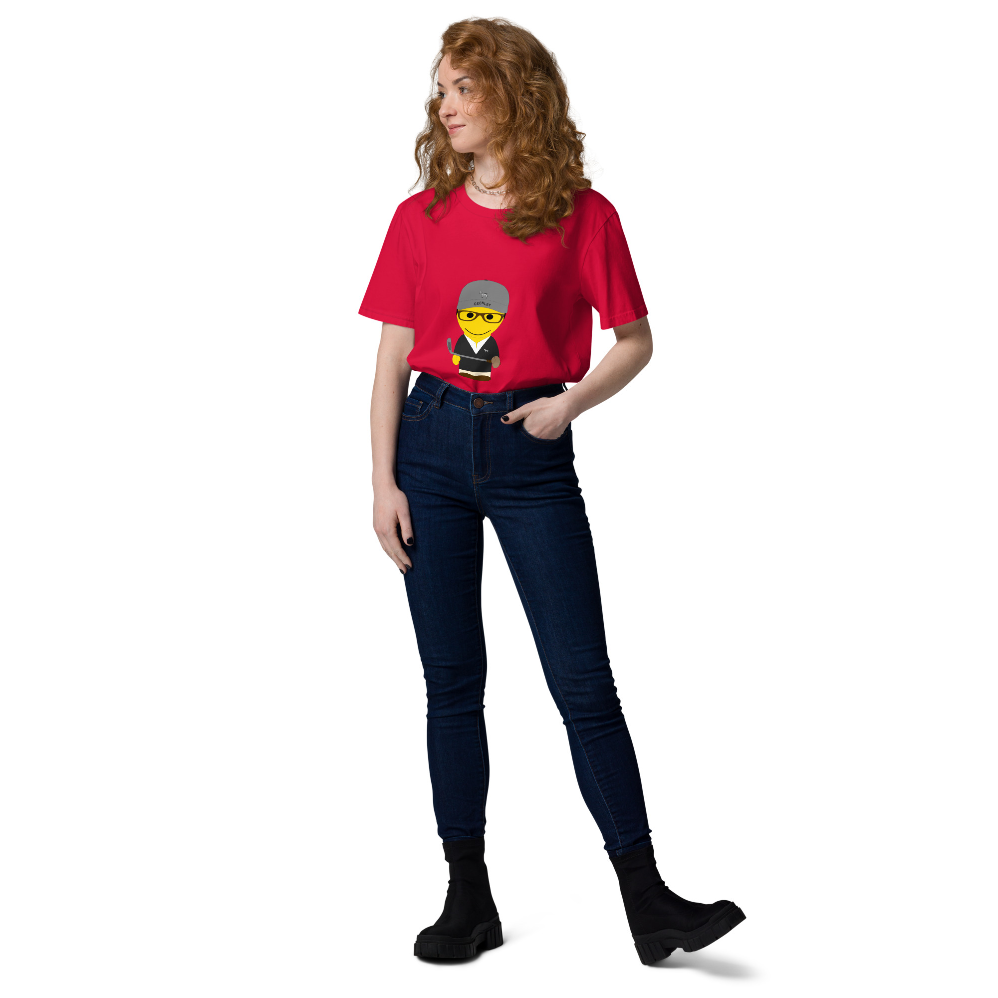 T-shirt coton biologique (SPOGOL-CAP001-BLA004) – Image 13