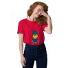 T-shirt coton biologique (FORNAV-LOGBOB-BLU001)
