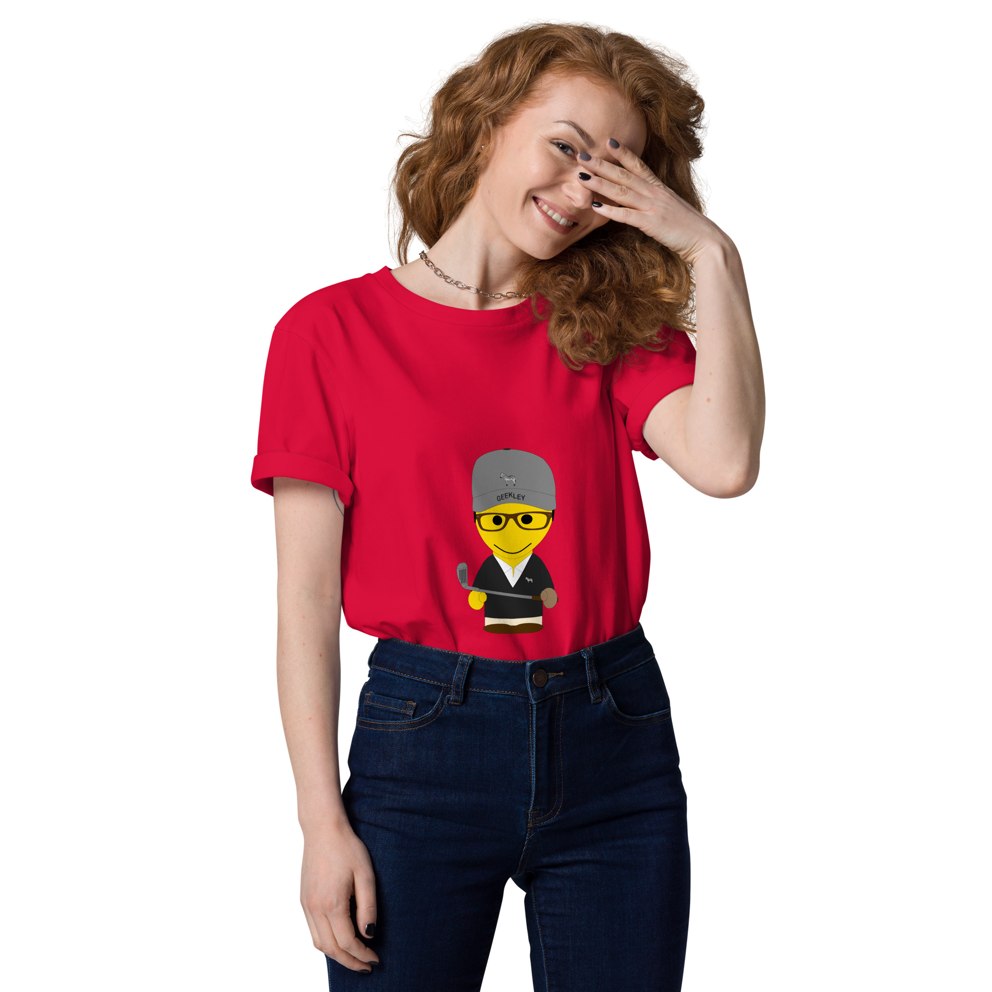 T-shirt coton biologique (SPOGOL-CAP001-BLA004) – Image 12